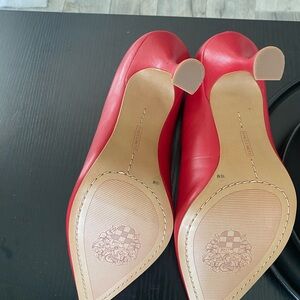 Red Leather Vince Camuto Women's Shoes